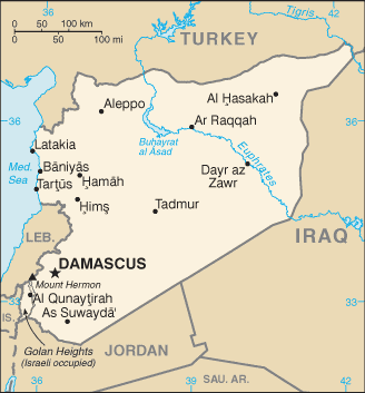 syrien karten