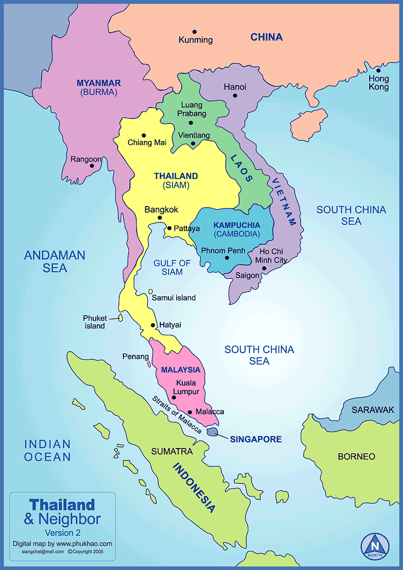 thailand karten