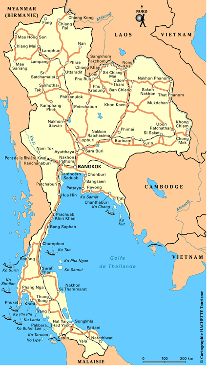 thailand strase karte