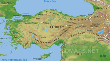 turkei karte atlas