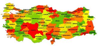 turkei stadte karte