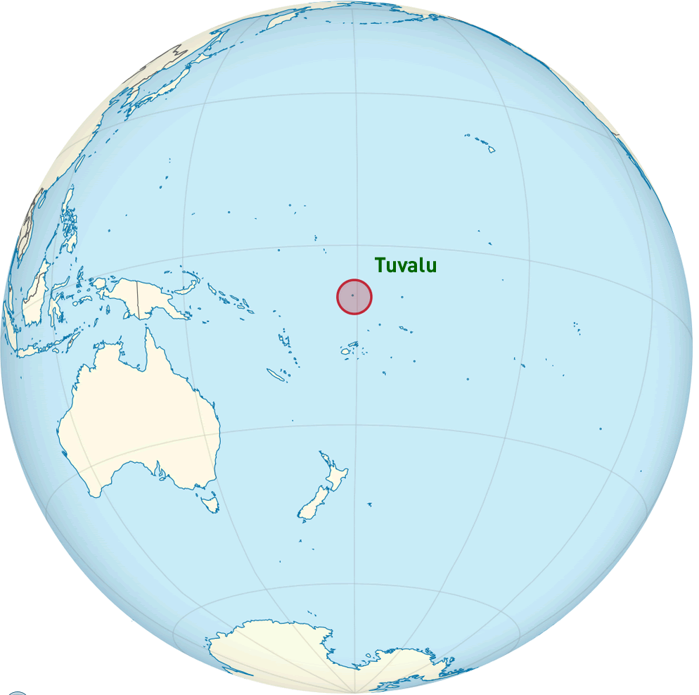 wo ist tuvalu im dem welt