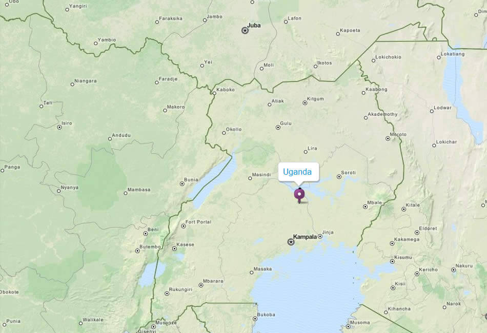 karte uganda