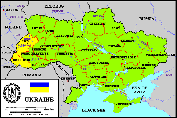 ukraine stadte karten