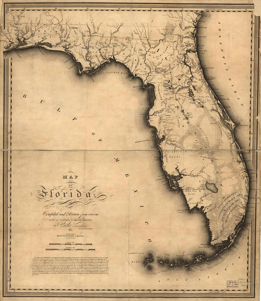 florida historisch karte 1500
