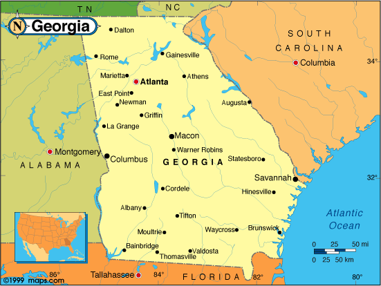 georgien karte