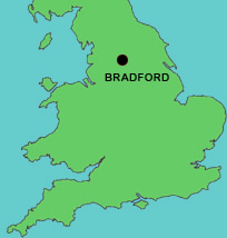 bradford karte england